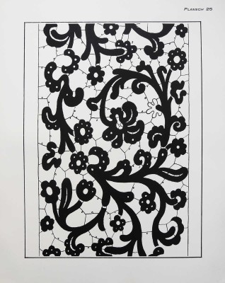 [Русское кружево. Собрала Эбба Салвен]. Ryska Kvinnoarbeten. Samlade och utgifna af Ebba Salwen Stockholm: Aktiebolaget ljus, 1911.